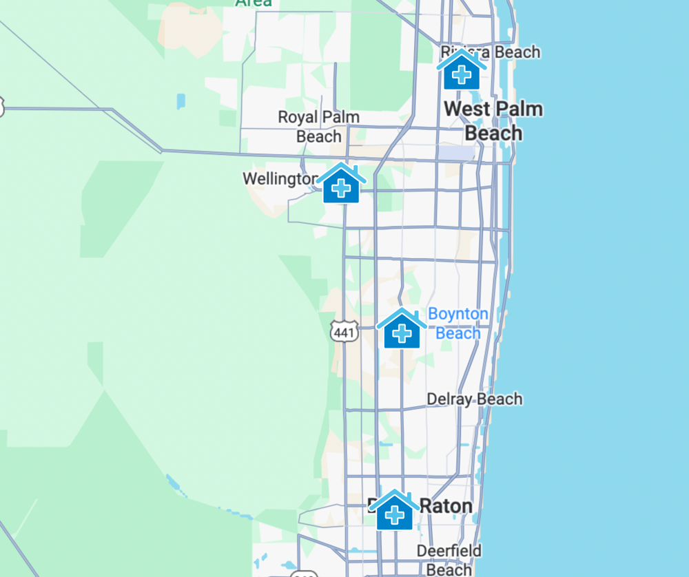 Palm Beach Map